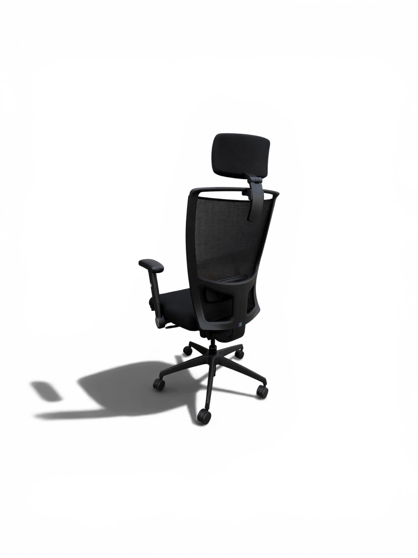 Godfrey Syrett Vision Ergonomic Mesh Office Chair with Headrest – Black – Refurbished