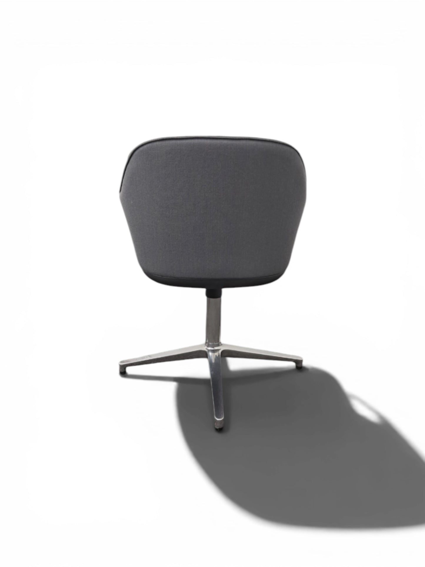 Vitra Softshell Chair – Grey Fabric - Swivel Lounge Meeting Chair