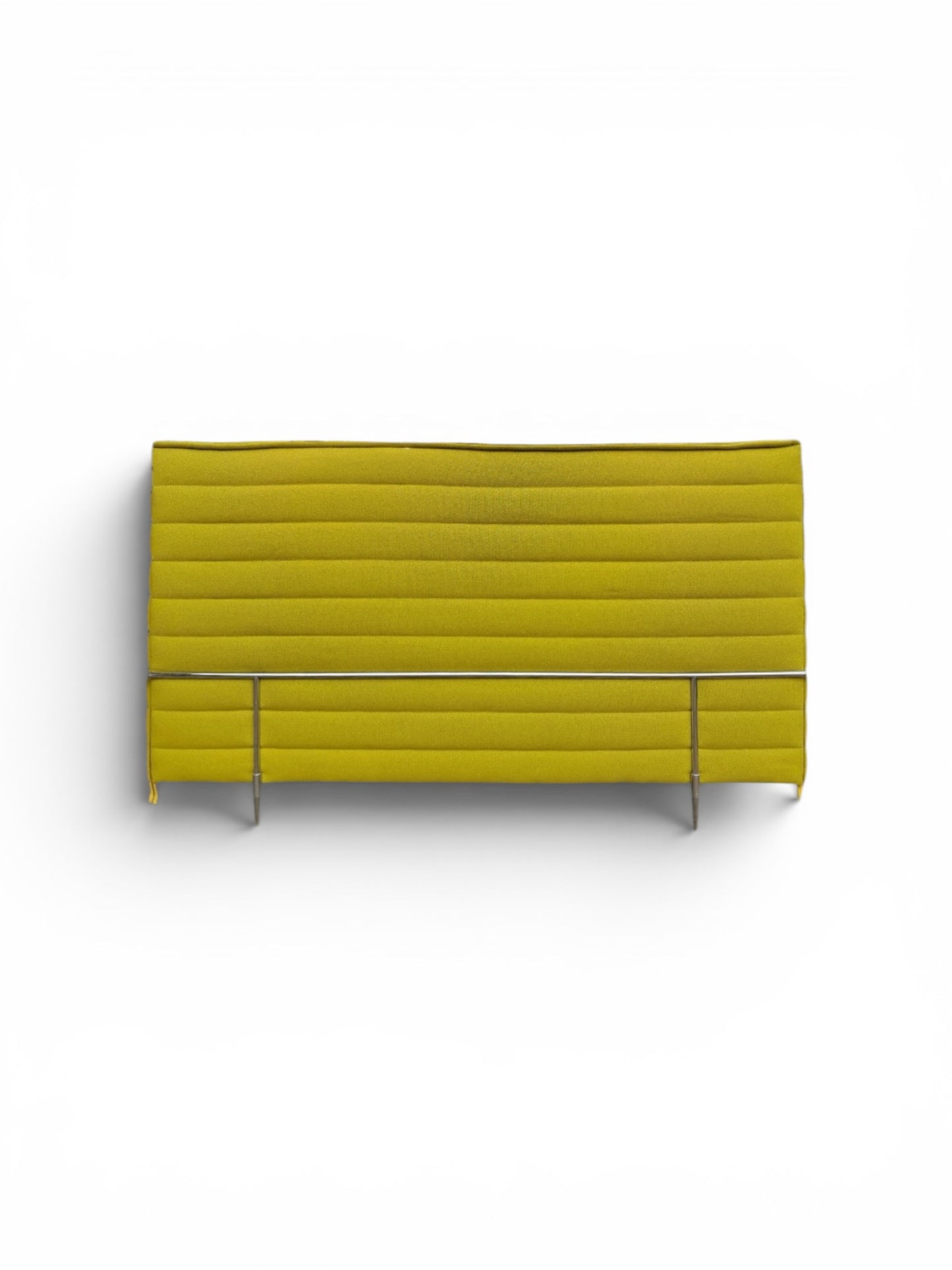 Vitra Alcove High Back 3 Seater Acoustic Sofa – Green Fabric Booth Seating