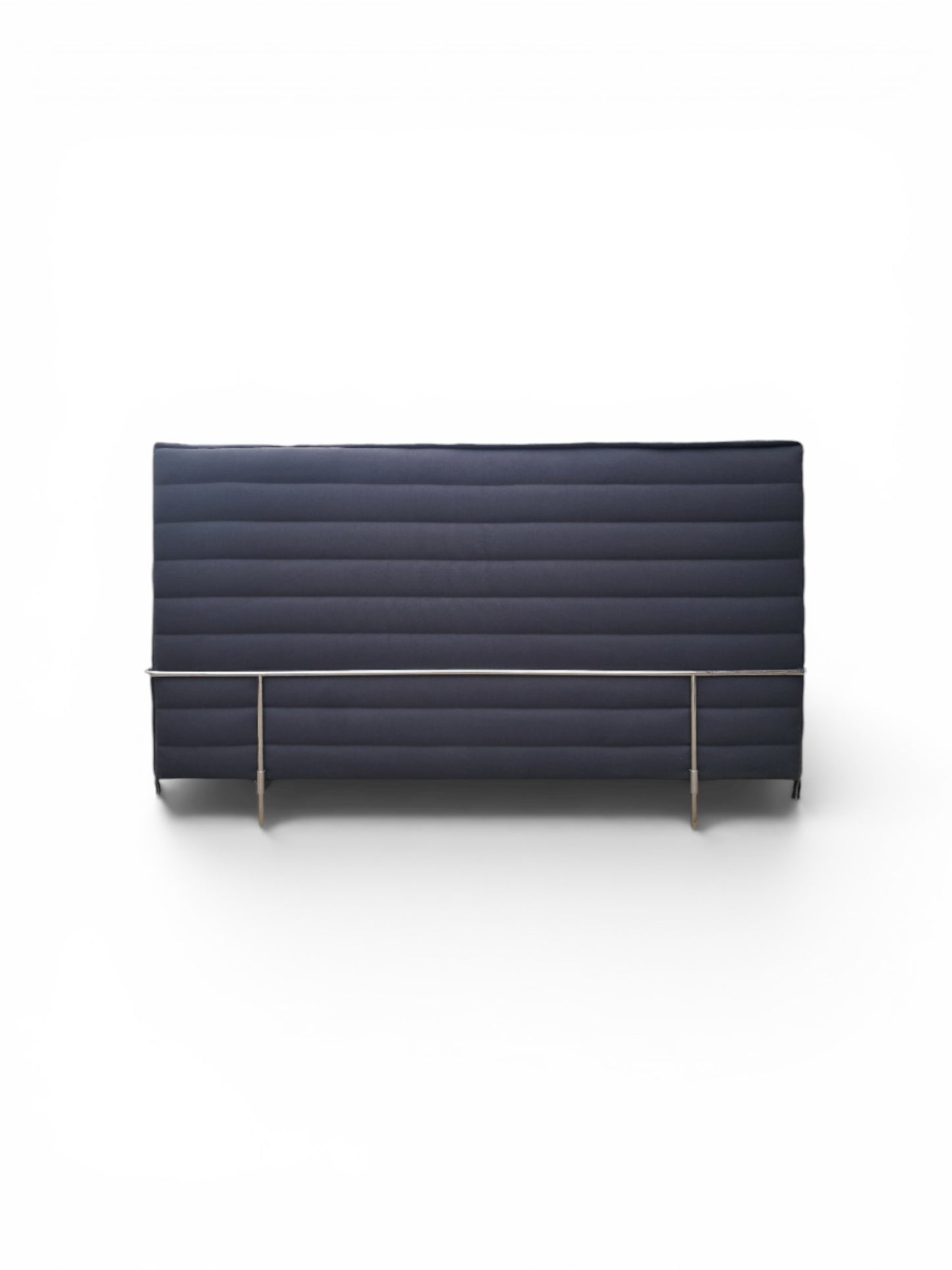 Vitra Alcove High Back 3 Seater Acoustic Sofa – Dark Grey Fabric Booth Seating