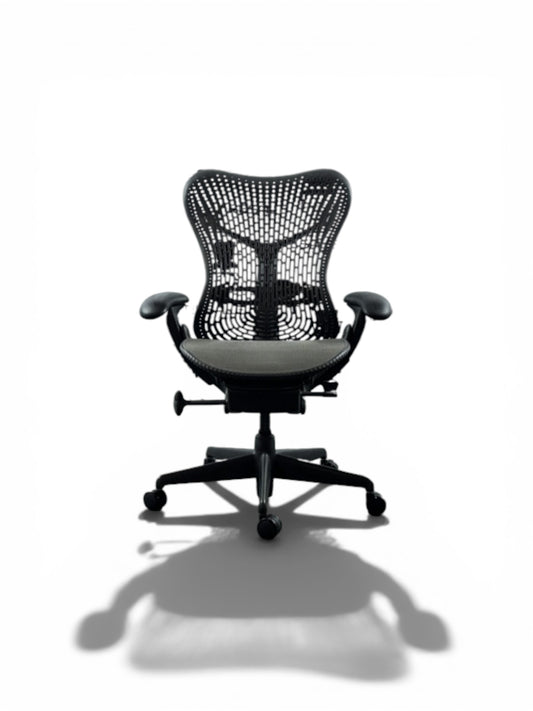 Herman Miller Mirra 1 Fully Loaded Ergonomic Task Chair – Black Mesh – Refurbished