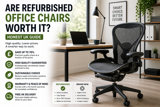 Are Refurbished Office Chairs Worth It? (Honest UK Guide)