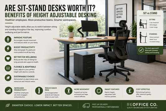 Are Sit-Stand Desks Worth It? Benefits of Height Adjustable Desking