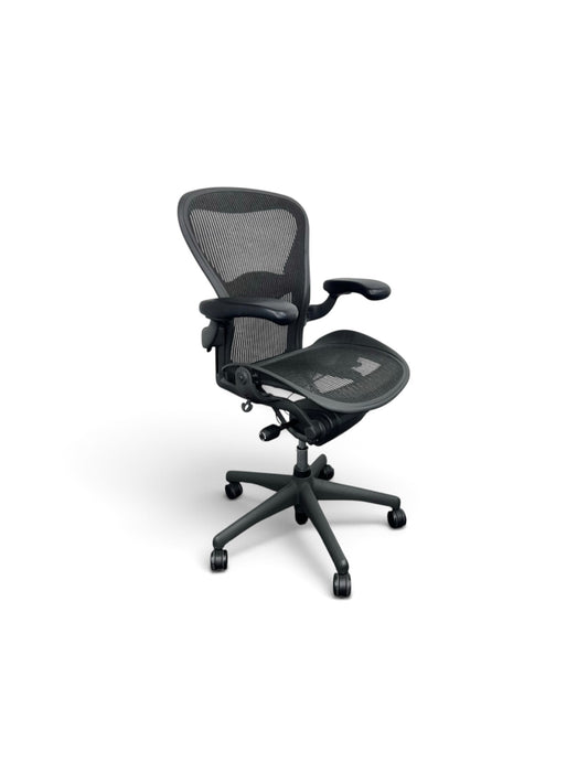 Herman Miller Aeron Size B – Full Spec Lumbar Support, Flip Arm – Refurbished