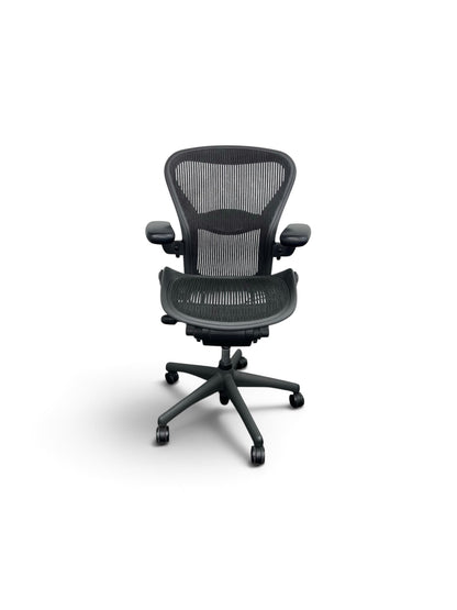 Herman Miller Aeron Size B – Full Spec Lumbar Support, Flip Arm – Refurbished