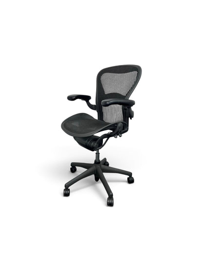 Herman Miller Aeron Size B – Full Spec Lumbar Support, Flip Arm – Refurbished