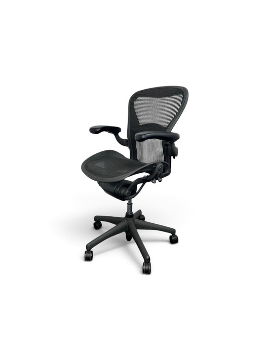 Herman Miller Aeron Size B – Full Spec Lumbar Support, Flip Arm – Refurbished