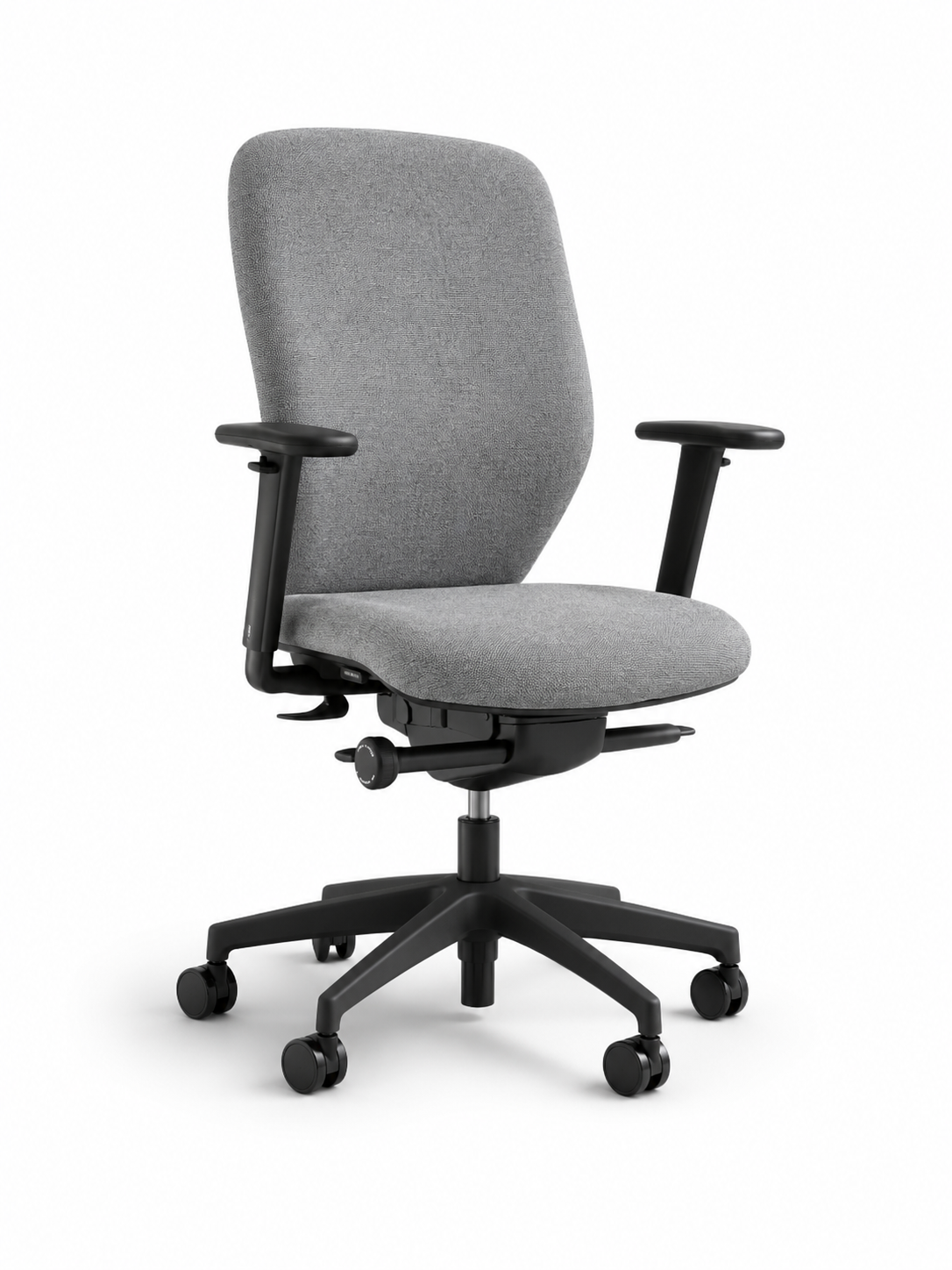 Boss Design Lily Upholstered Task Chair – Grey - Refurbished