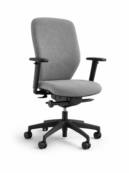 Boss Design Lily Upholstered Task Chair – Grey - Refurbished