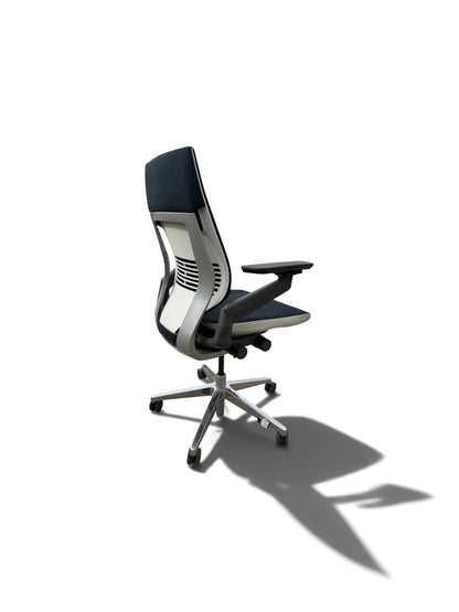 Steelcase Gesture – Navy Fabric – Ergonomic Adjustable Task Chair – Refurbished