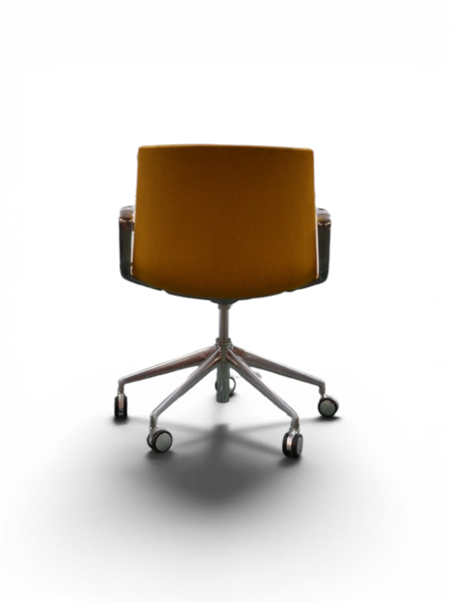 ARPER: CATIFA UP SWIVEL CHAIR ON CASTERS | CHROME BASE | ARM REST | HEIGHT ADJUSTABLE-Refurbished