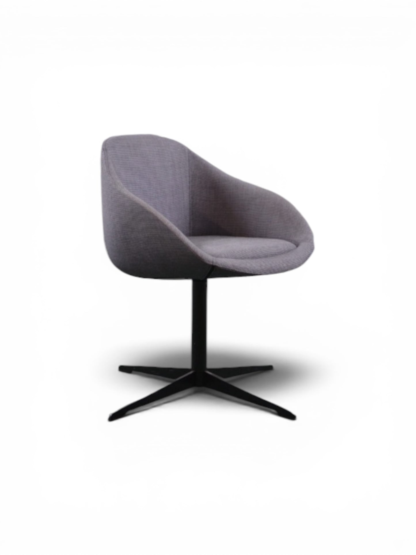 NaughtOne Always Lounge Tub Chair – Jean Blue Fabric | Swivel Base | Refurbished