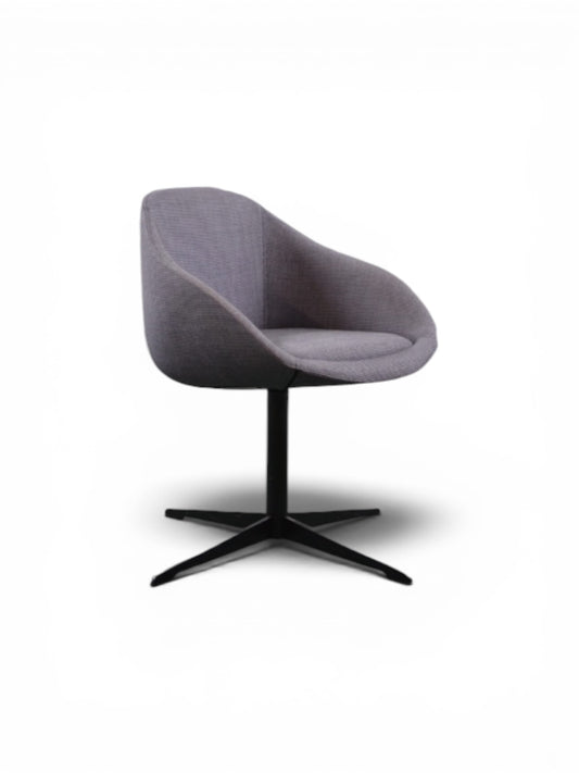 NaughtOne Always Lounge Tub Chair – Jean Blue Fabric | Swivel Base | Refurbished