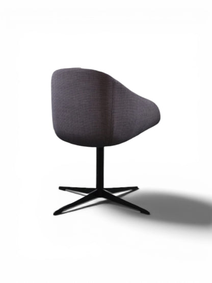 NaughtOne Always Lounge Tub Chair – Jean Blue Fabric | Swivel Base | Refurbished