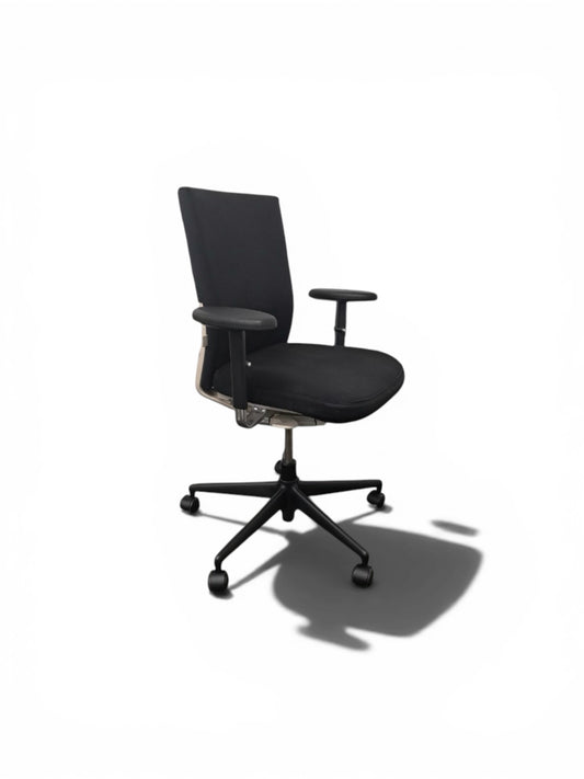 Vitra: Axess Task Chair – Black Fabric | Adjustable Arms | Refurbished
