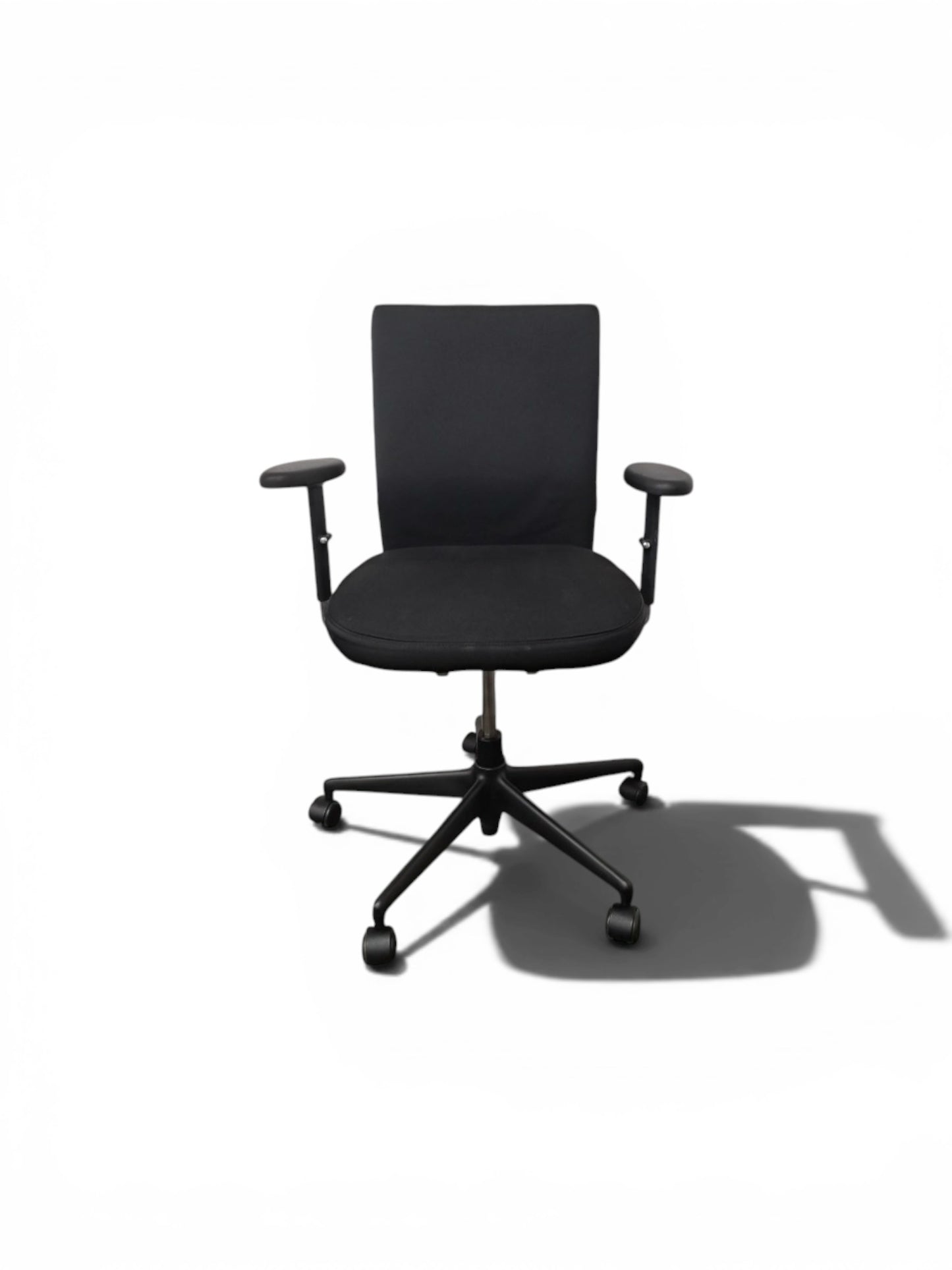 Vitra: Axess Task Chair – Black Fabric | Adjustable Arms | Refurbished