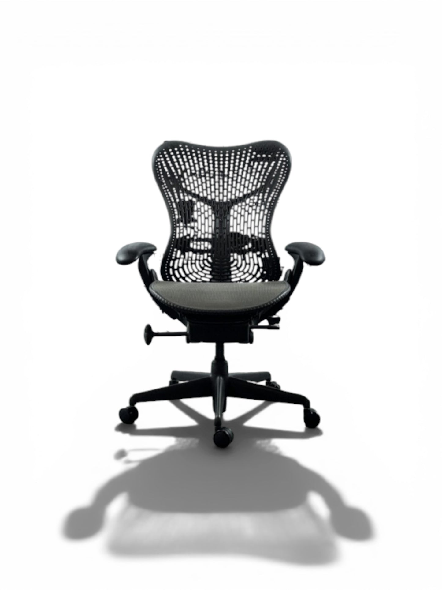 Herman Miller Mirra 1 Fully Loaded Ergonomic Task Chair – Black Mesh – Refurbished
