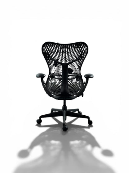 Herman Miller Mirra 1 Fully Loaded Ergonomic Task Chair – Black Mesh – Refurbished